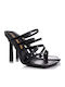 Leder Sandalen Schwarz