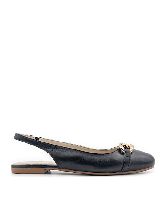 Wave Pantofi balerini pentru femei Slingback in Negru Culori