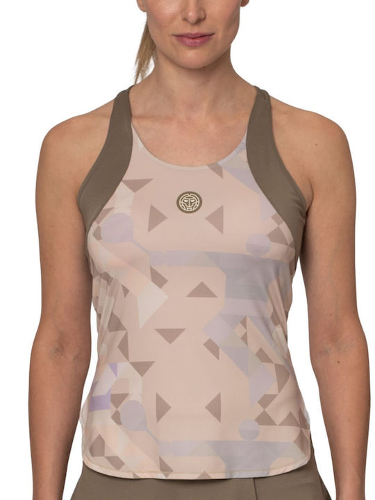 Bidi Badu W1580032-BG Women's Beige Tennis Top