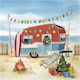 Decoupage Napkin Camping by the Sea 1 Pc