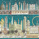 Decoupage Napkin London At Night 1 Piece