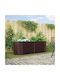 vidaXL Pot Metallic Brown 240x80x81cm.