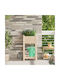 vidaXL Pot Wooden 45x45x76cm.