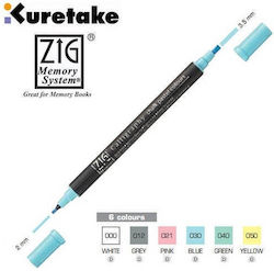 Kreide Pastellfarben Kalligrafie Doppelmarker Gelb