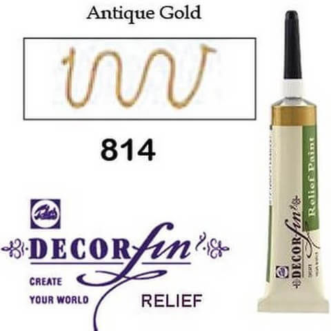 Relief 20ml Decorfin 814 Antikgold