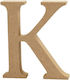 MDF-Buchstabe 13cm Dicke 2cm K