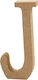 MDF-Buchstabe J 13cm Dicke 2cm