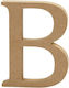 MDF-Buchstabe B 13cm Dicke 2cm