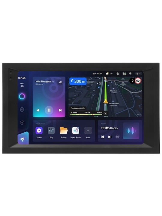Teyes Ηχοσύστημα Αυτοκινήτου 2DIN (Bluetooth/USB/WiFi/GPS/Apple-Carplay/Android-Auto) με Οθόνη Αφής 9"