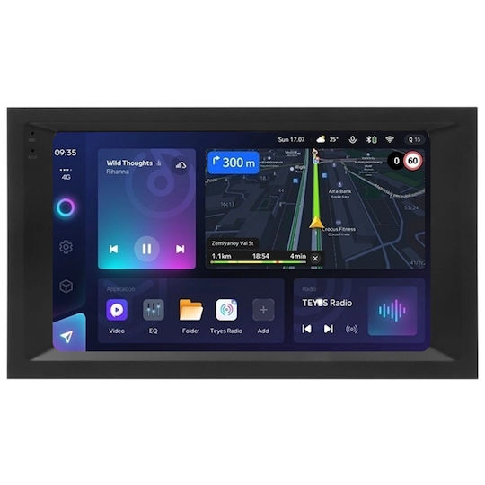 Teyes Автомобилна Аудио Система 2DIN (Блутут/USB/WiFi/GPS/Apple-Carplay/Android-Auto) с Тъчскрийн 9"