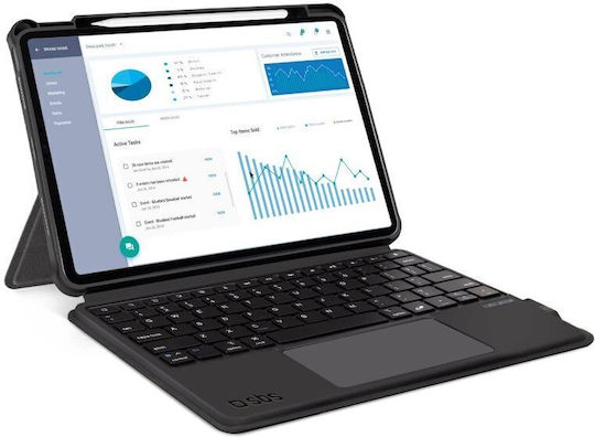 SBS Rezistentă la apă cu Tastatură Negra (iPad Air, iPad Pro)