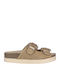 Women's Flat Sandals Beige