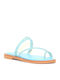 Sandale Casual Damă De Piele Albastru Deschis