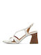 Leather Sandals White