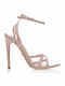 Sandalen aus Lackleder Rosa