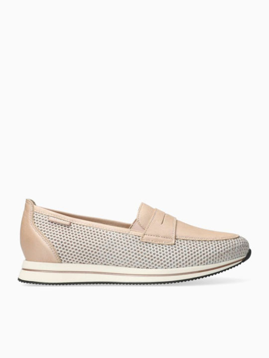 Mephisto Leder Damen Loafers in Rosa Farbe