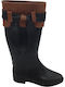 Damen Gummistiefel Schwarz