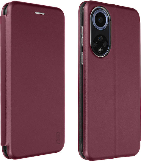 Huse Telefoane Honor 50 Flip Cover Închidere Magnetică Compartiment pentru Carduri Suport Video Gekko Elegance Burgundy