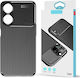 Anti-shock Case Oppo A17 Made Flexible Silicone Camera Cutouts Carbon Design Autofocus Black