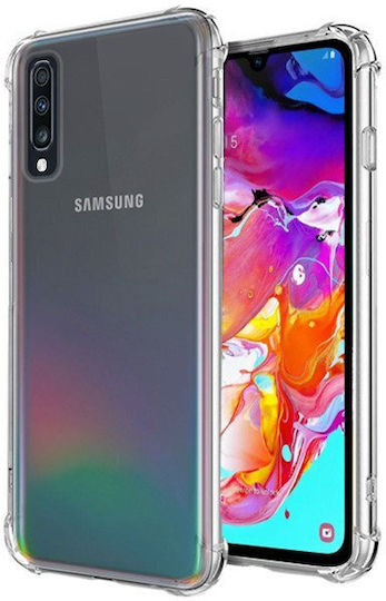 Samsung Back Cover Silicon Transparent (Galaxy A50)