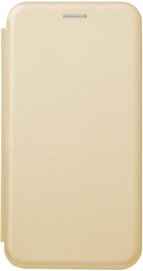 Book Synthetic Leather / Silicone Gold (Redmi Note 8T)