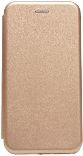 Magnetic Book Case Iphone X Xs Interior Card Pocket Gold