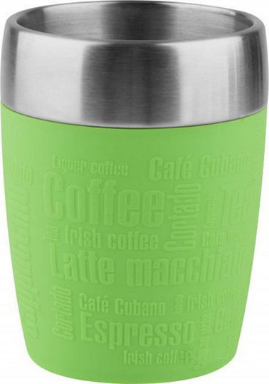 Tefal Glass Thermos Plastic 200ml Lime with Straw and Handle