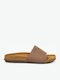 Leder Herrensandalen in Braun Farbe