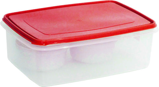 Viomes Cutie pentru Mâncare Plastic Transparent Potrivit pentru Cuptor cu Microunde 8000ml 1buc