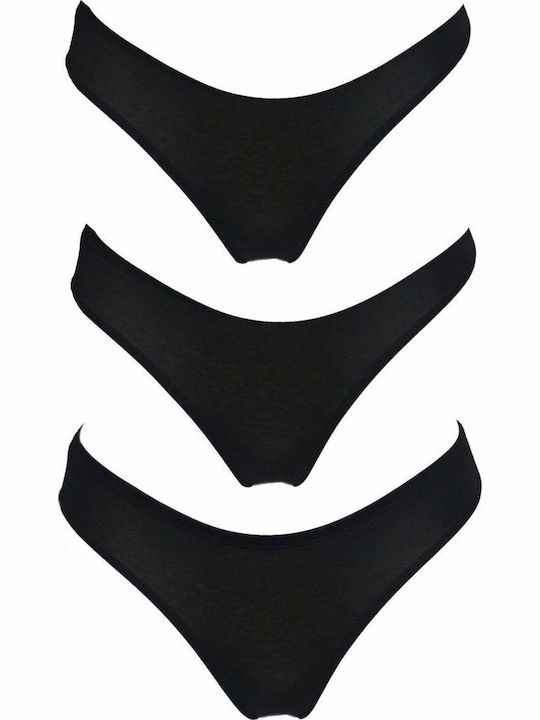 Дамско Слип 3Pack Black
