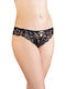 Women's Slip with Lace Black