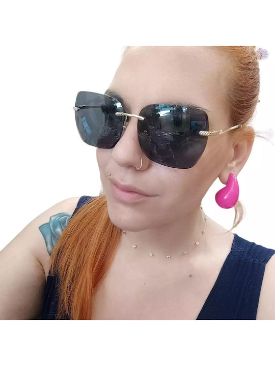 Sunglasses Πολύχρωμα with Acetate Frame & Blue Lens