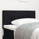 vidaXL Stoff-Kopfstütze für Betten Schwarz 100x88cm