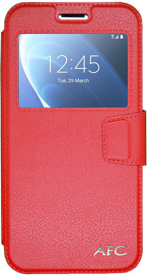 Husă Huawei P30 Lite Tip Book Închidere Magnetică Fereastră Gekko S-view Roz