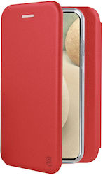 Case Samsung A12 Book Type Magnetic Closure Gekko Elegance Red Case Samsung A12 Book Type Magnetic Closure Gekko Elegance Red