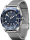 Victorinox Men's Watch 42mm Automatic with Silver Stainless Steel Bracelet
