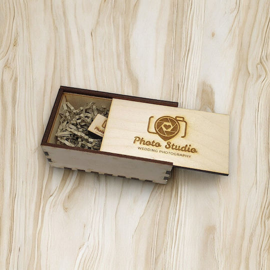 Holzbox mit Schiebedeckel USB-Stick Code 1889
