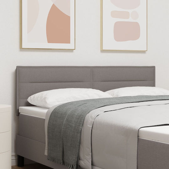 vidaXL Fabric Bed Headboard Tafé 144x78cm