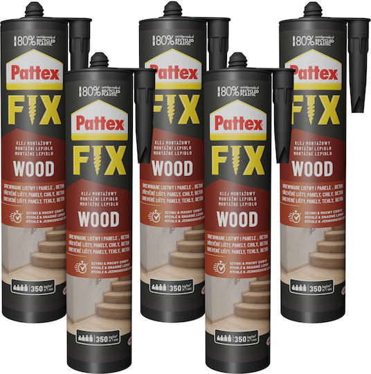Henkel Sealant Silicone for Wood 385gr 5pcs