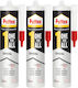 Henkel Silikon-Dichtungsmittel 290gr 3Stück