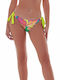 Slip Bikini Cu Dantelă Verde