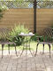 Outdoor Chair Aluminum Bronze 2pcs 53x51x88.5cm
