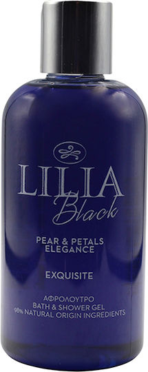 Lilia Black Petals Relaxing Bubble Bath Gel 250ml