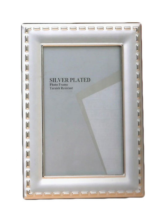 ForHome Metallic Photo Frame with Silver Frame