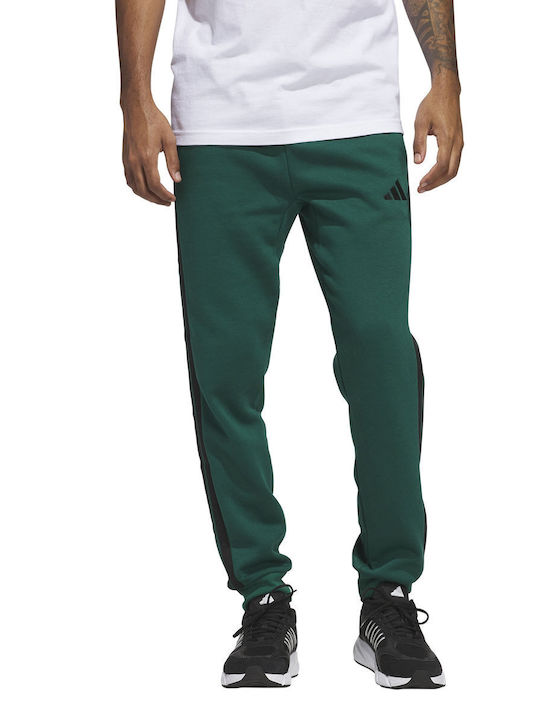 3-stripes Παντελόνι Φόρμας με Λάστιχο Πρασινο