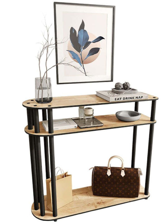 Caprio Κονσόλα Ξύλινη Oak Μ90xΠ30xΥ84εκ.