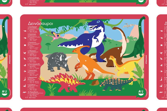 Atoj Educational Dinosaur Placemat