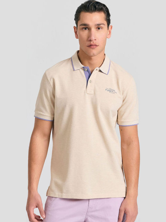 Polo Short Sleeve Ecru Blouse