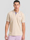Polo Short Sleeve Ecru Blouse