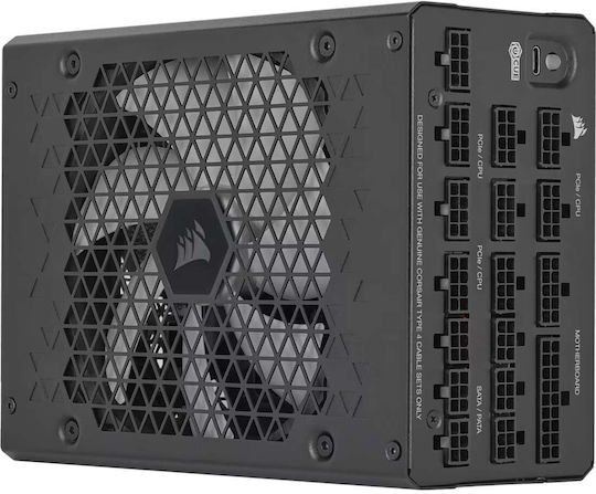 Corsair HXi Series (2025) HX1500i 1500W Black Computer Power Supply Full Modular 80 Plus Platinum
